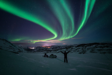 Northern light show off