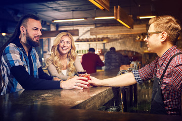 Evening at the bar