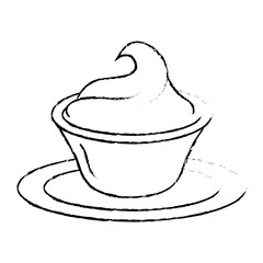 delicious guacamole sauce icon vector illustration design