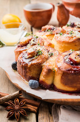 Homemade delicious cinnamon rolls
