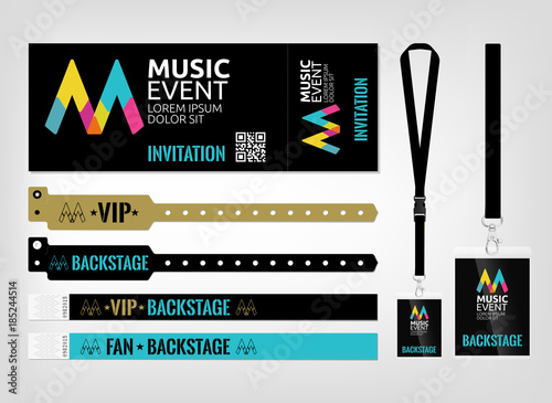 Download "Mockup of different access control designs. Suitable for events, concerts, parties, festivals ...