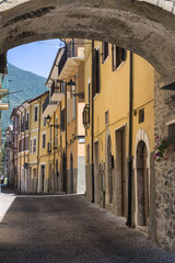 Borgo Velino (Rieti, Lazio, Italy), old street