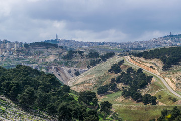 View at some city going from Jericho