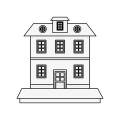 old apartments tower building