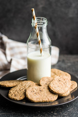 Tasty oatmeal cookies.