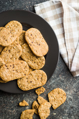 Tasty oatmeal cookies.