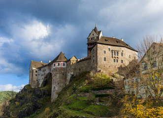 Fototapeta na wymiar Castle Loket in Czech Republic