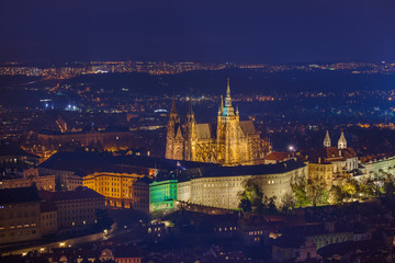 Obraz premium St. Vitus Cathedral in Prague - Czech Republic