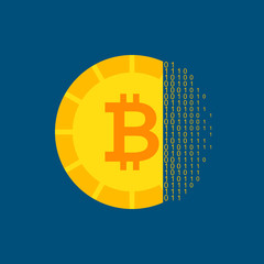 Bitcoin Cryptocurrency Concept