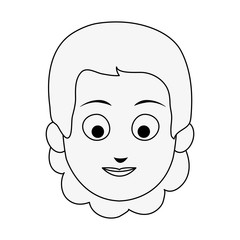 Young woman face