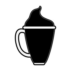 Coffee with chantilly cream