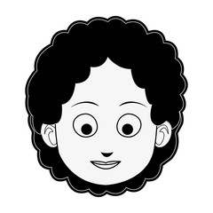 Young woman face