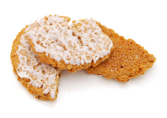 cookie sweets on white background