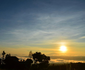 Sunrise at mount village