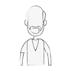 Grandfather cute cartoon