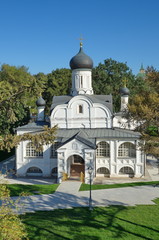 The Church of the Conception Anna in the landscape Park "Zaryadye", Moscow, Russia