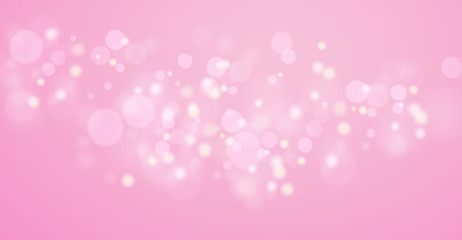 pink bokeh love Valentines day background