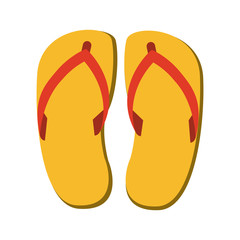 Beach flip flops