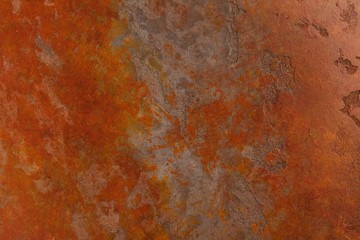 Rusty background with stains and scratches