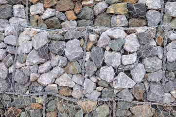 The walls are made of stone.