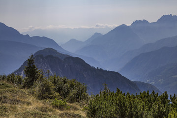 Landschaft in den Karnischen Alpen