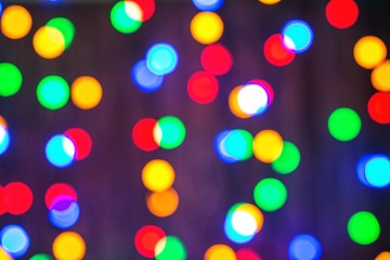 blurred of colorful bokeh background
