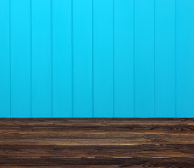  Background blue planks