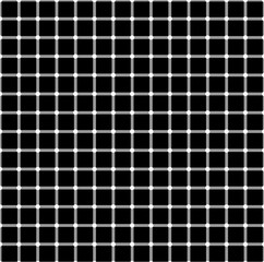 Seamless pattern with black white squares. The effect of optical illusion. Vector illusory background, texture. Futuristic element, technological design - obrazy, fototapety, plakaty