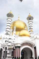 Fototapeta na wymiar Ubudiah Mosque In Royal Town of Kuala Kangsar in Perak, Malaysia 