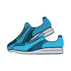 Sport sneakers isolated