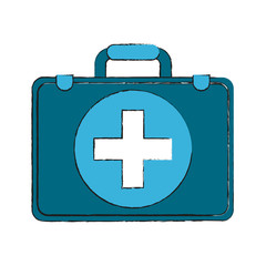 Obraz premium First aids suitcase