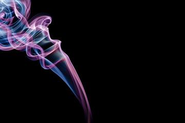 abstract blue smoke blur isolated