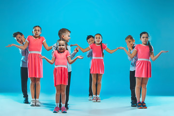 The kids dance school, ballet, hiphop, street, funky and modern dancers