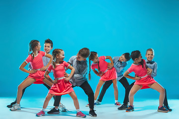 The kids dance school, ballet, hiphop, street, funky and modern dancers