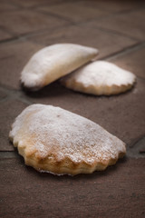 Cassatelle di Agira. sweet typical of the Sicilian hinterland