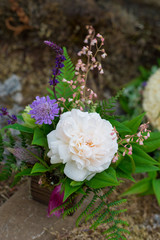Foraged and Found Wedding Florist Bouquet