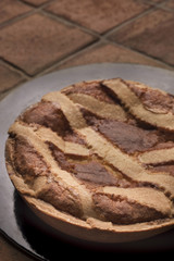 Pastiera napoletana - sweet typical of southern Italy