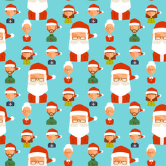 Christmas greeting card vector background banner holidays winter xmas hand draw congratulation New Year brochure illustration.