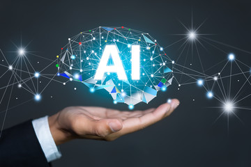 AI(Artificial Intelligence) concept. deep learning.