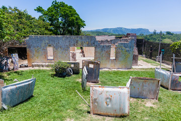 Paintball War Games House Ruins Arena