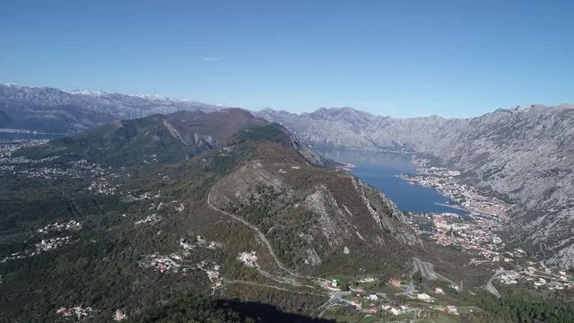 Bay of Kotor from the heights