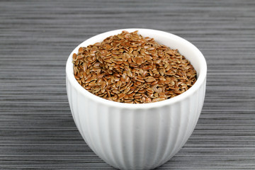 Dried flax seeds