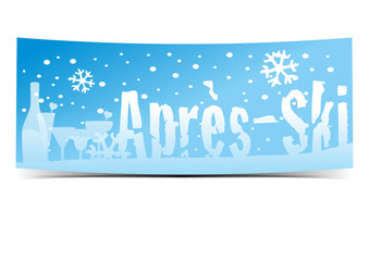 Apr&egrave;s-Ski Schild 