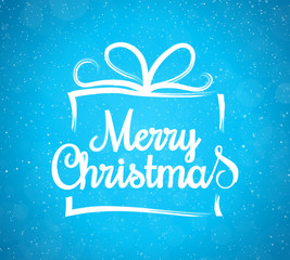 Christmas wishes with decorations. Vector.