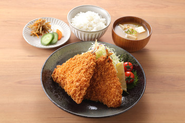 アジフライ定食