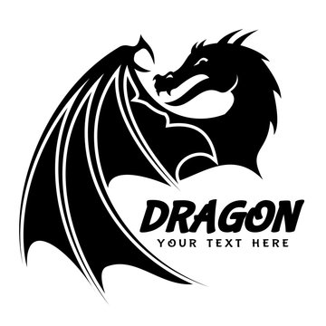 vector dragon icons