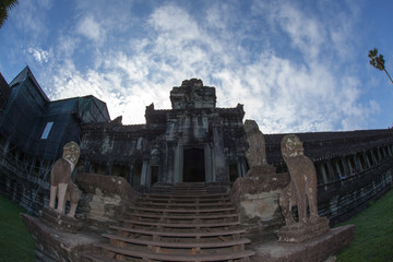 Fototapeta na wymiar Traces of the Khmer civilization 