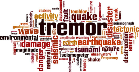 Tremor word cloud