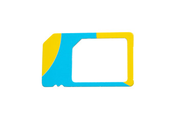 Adapter for sim-card isolated