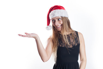 Santa girl ready for Christmas